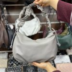 کیف دوشی دسته چروک کد7027 - Image 4