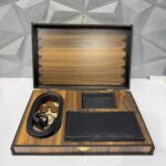 ست سه تیکه چرم طبیعی مردانه کد0018