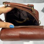 کیف دوشی چرم طبیعی کد 0046 - Image 7