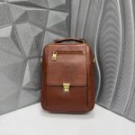 کیف دوشی چرم طبیعی کد 0049 - Image 2