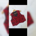 جلیقه نپالی طرح لوزی شماره دوزی طرح سنتی سیستانی