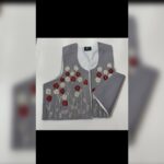 جلیقه (سخمه) مدل باغ گل  - طرح تمام کار دست - Image 4